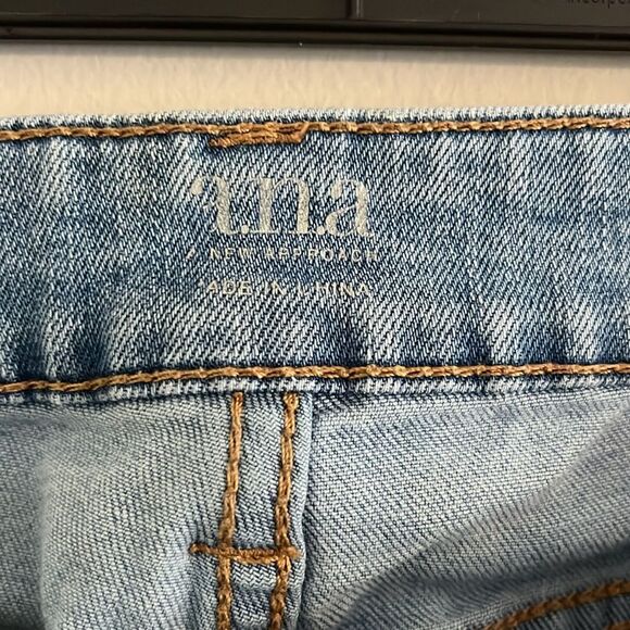 a.n.a Blue Straight Leg Jeans - Picture 2 of 7
